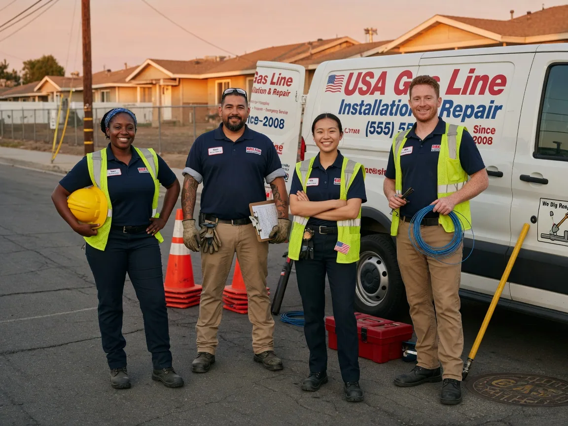Gas Line Installation company in Hettick, IL